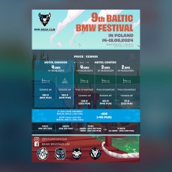 9th Baltic BMW Festival 2024 + HOTEL CENTER (2 days)