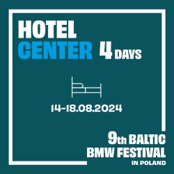 9th Baltic BMW Festival 2024 + HOTEL CENTER (4 days)