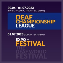 FESTIVAL TICKET + EXPO + DEAF CHAMPIONSHIP LEAGUE (32 euro)